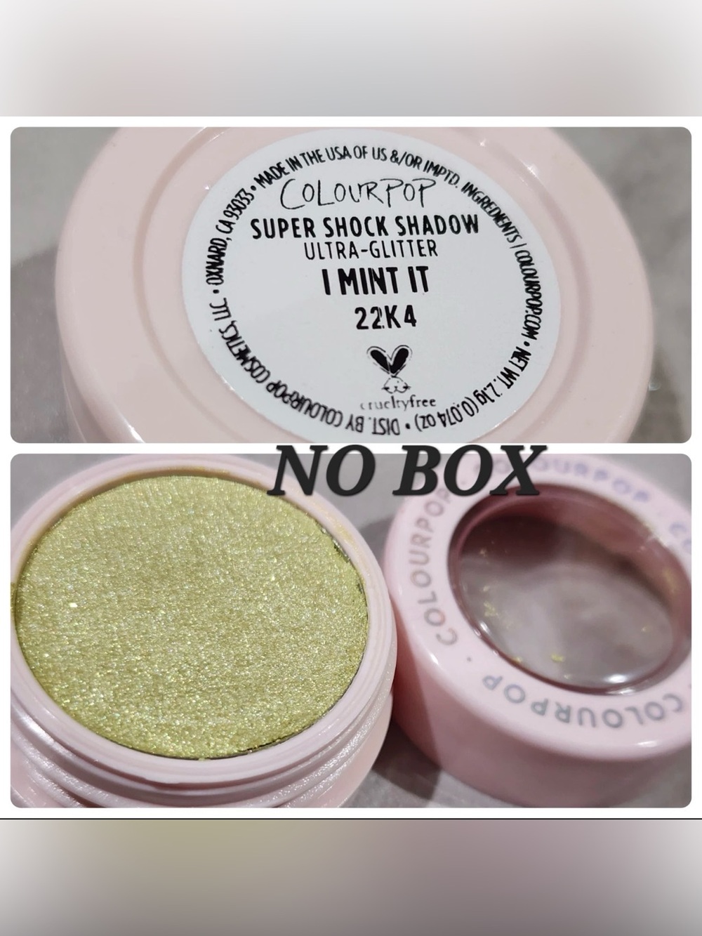 Colourpop Limited Edition Supershock Eyeshadow | I Mint It